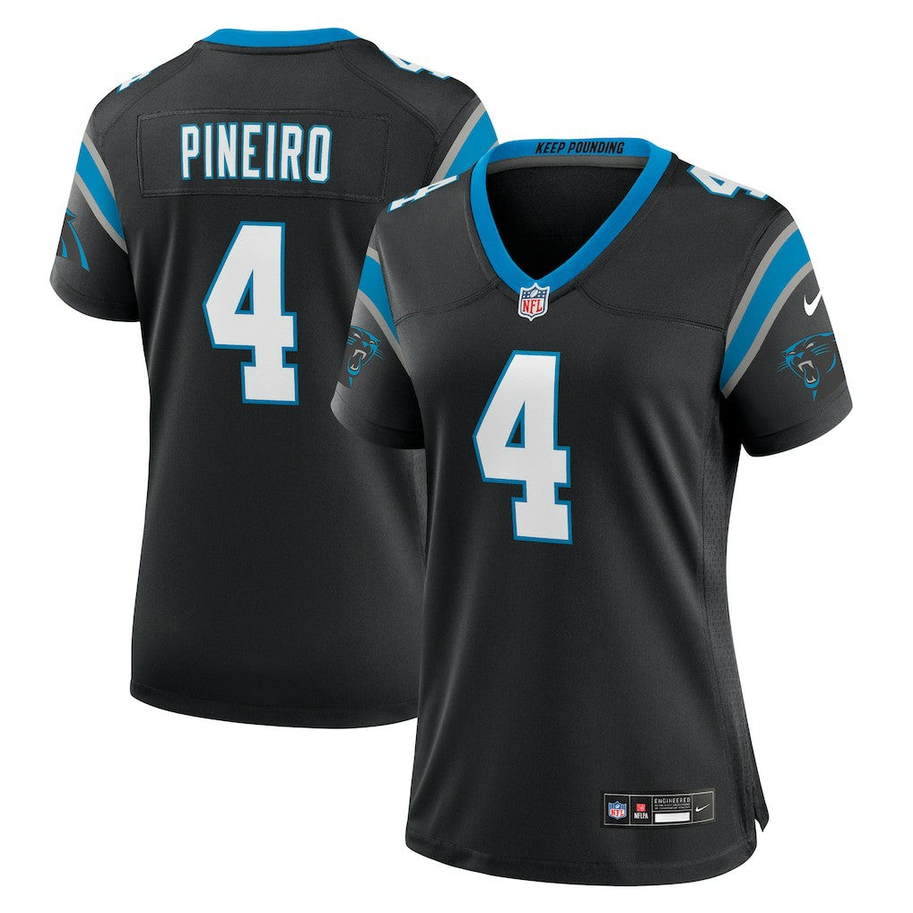 Eddy Pineiro Carolina Panthers Women's Team Game Jersey Black | Nike for Sale
