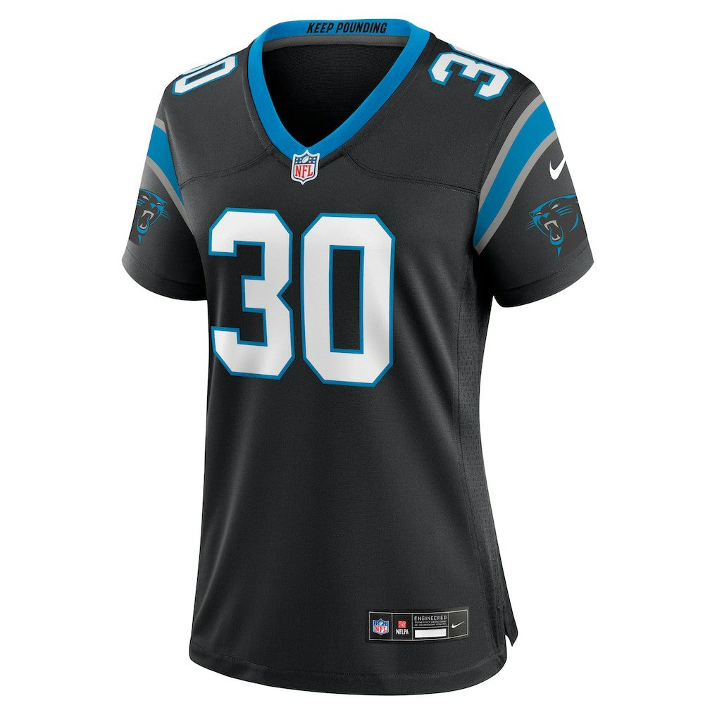 Chuba Hubbard Carolina Panthers Women's Team Game Jersey Black | Nike for Sale