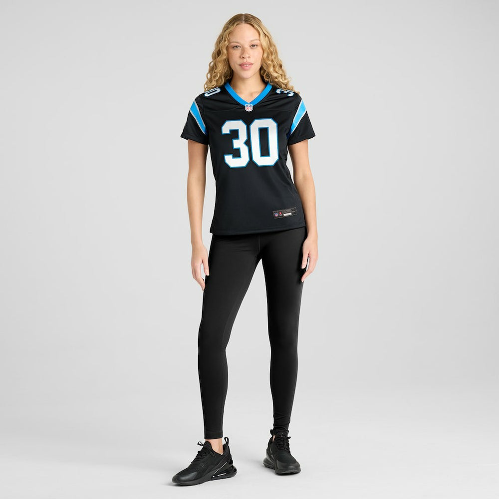 Chuba Hubbard Carolina Panthers Women's Team Game Jersey Black | Nike for Sale
