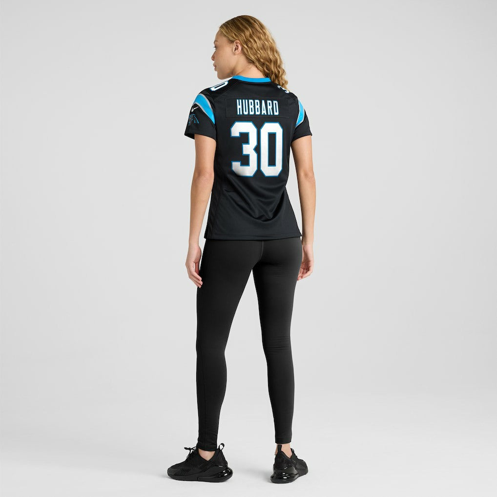 Chuba Hubbard Carolina Panthers Women's Team Game Jersey Black | Nike for Sale