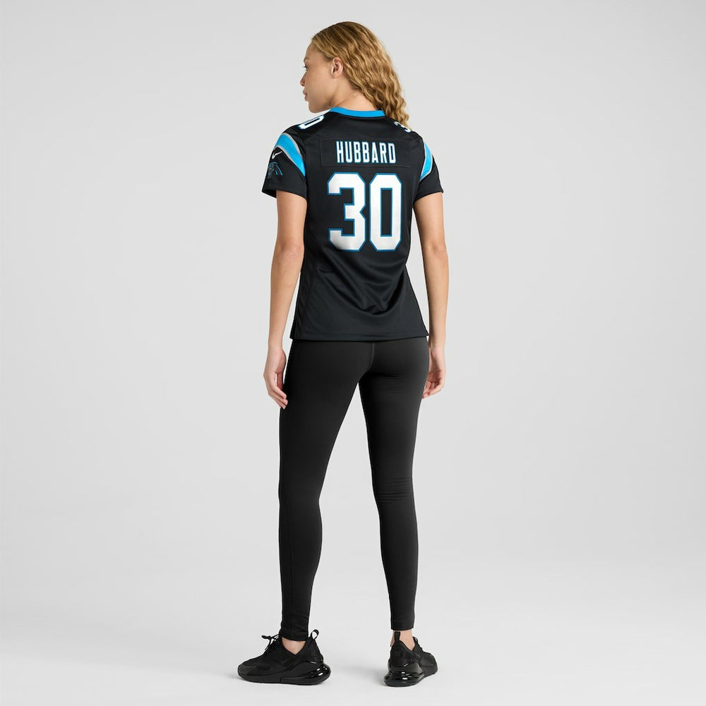 Chuba Hubbard Carolina Panthers Women's Team Game Jersey Black | Nike for Sale