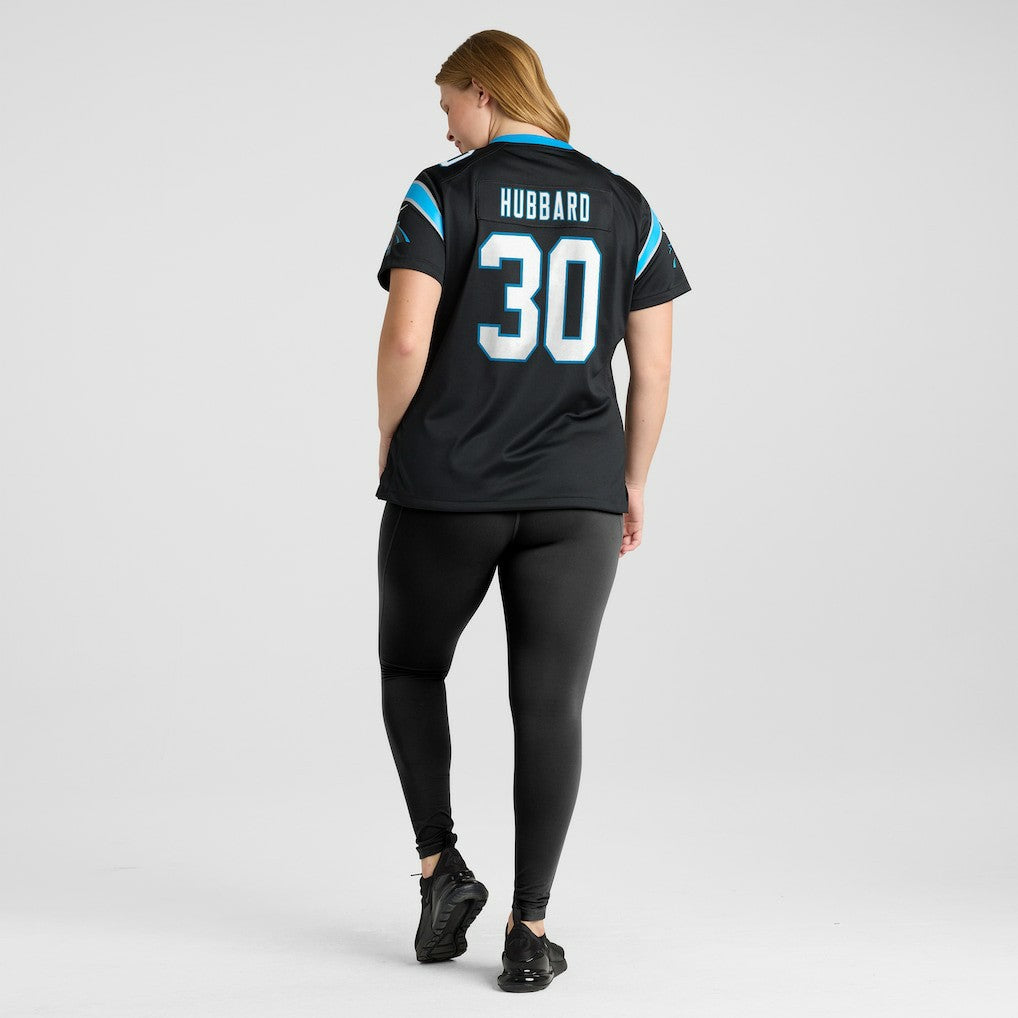 Chuba Hubbard Carolina Panthers Women's Team Game Jersey Black | Nike for Sale
