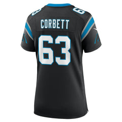 Austin Corbett Carolina Panthers Women's Team Game Jersey Black | Nike for Sale