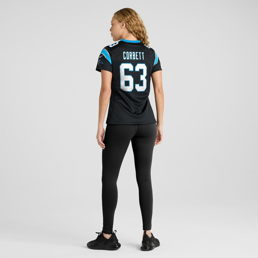 Austin Corbett Carolina Panthers Women's Team Game Jersey Black | Nike for Sale