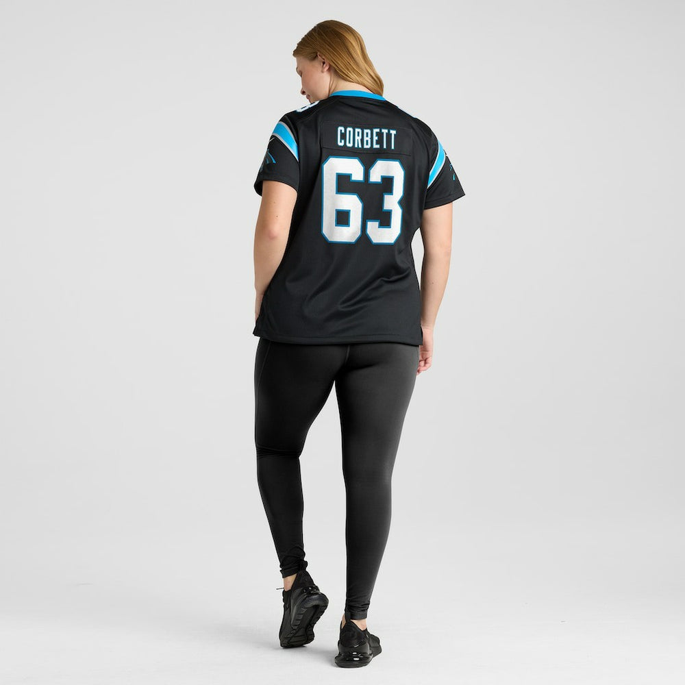 Austin Corbett Carolina Panthers Women's Team Game Jersey Black | Nike for Sale