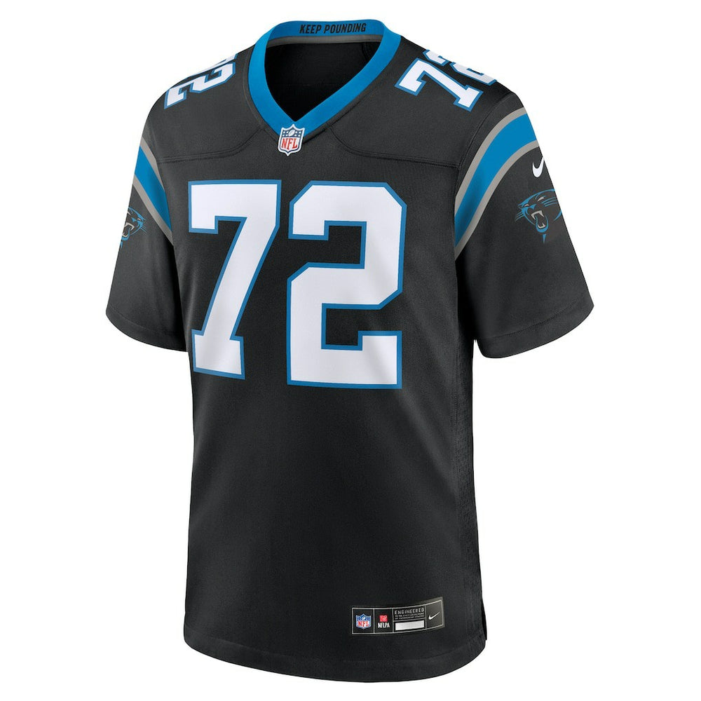 Taylor Moton Carolina Panthers Team Game Jersey Black | Nike for Sale