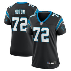 Taylor Moton Carolina Panthers Women's Team Game Jersey Black | Nike for Sale