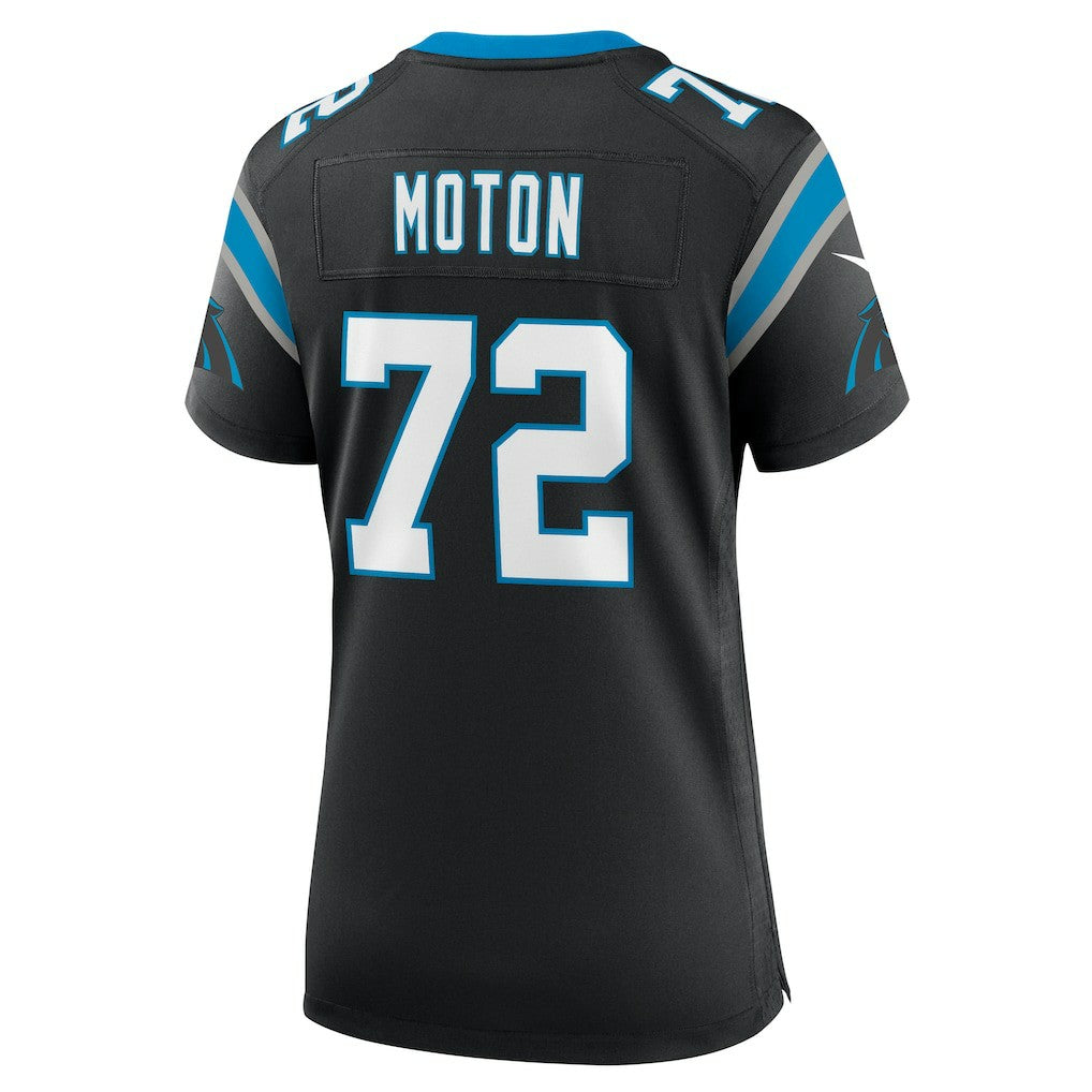 Taylor Moton Carolina Panthers Women's Team Game Jersey Black | Nike for Sale