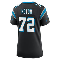 Taylor Moton Carolina Panthers Women's Team Game Jersey Black | Nike for Sale