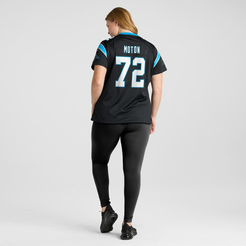 Taylor Moton Carolina Panthers Women's Team Game Jersey Black | Nike for Sale