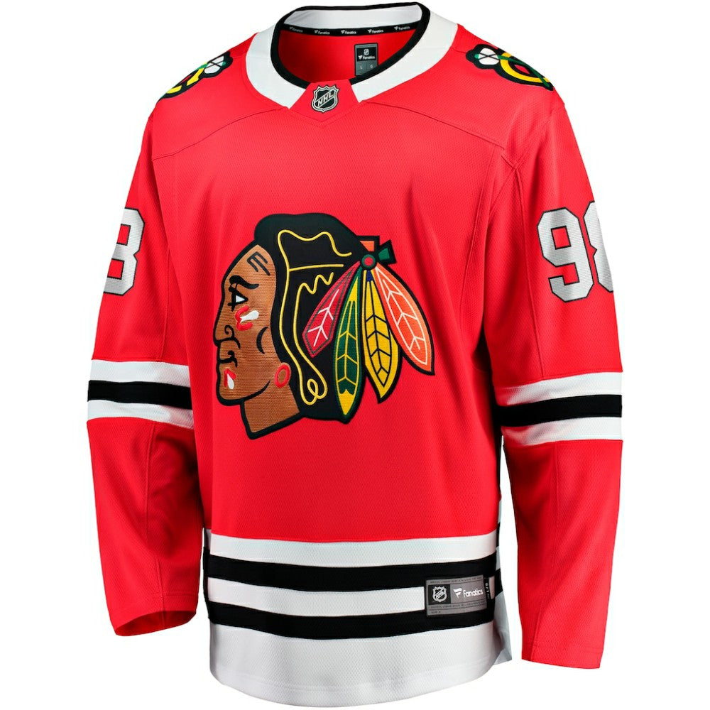 Connor Bedard Chicago Blackhawks Fanatics Home Breakaway Player Jersey - Red - NHL