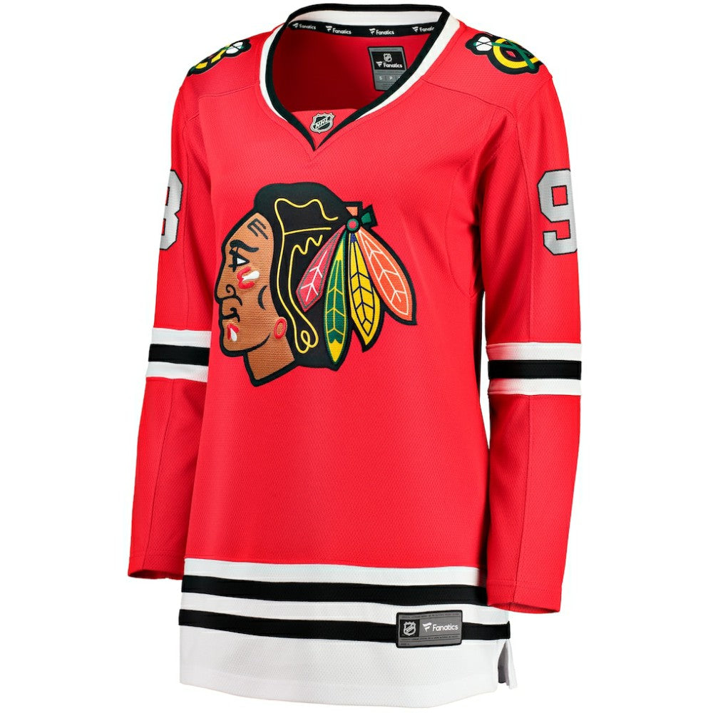 Connor Bedard Chicago Blackhawks Fanatics Women's Home Breakaway Player Jersey - Red - NHL