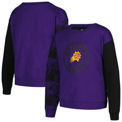 Phoenix Suns Girls Youth Trifecta Pullover Sweatshirt Purple - NBA