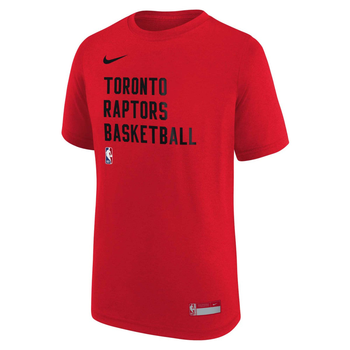 Toronto Raptors Youth Essential Practice T-Shirt Red - NBA