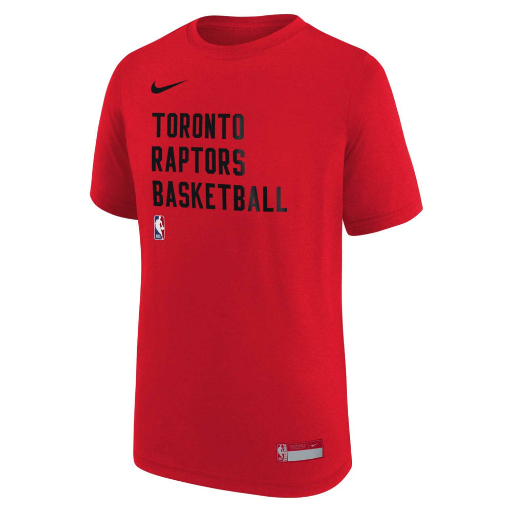 Toronto Raptors Youth Essential Practice T-Shirt Red - NBA