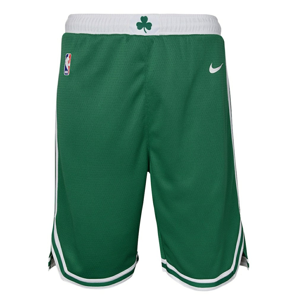 Boston Celtics Youth Icon Edition Mesh Performance Swingman Shorts Kelly Green - NBA