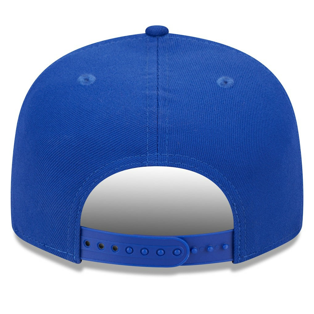 Golden State Warriors Rally Drive Finish Line Patch 9FIFTY Snapback Hat Royal - NBA