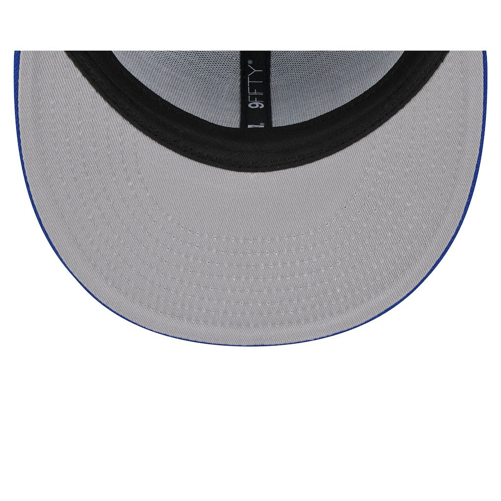 Golden State Warriors Rally Drive Finish Line Patch 9FIFTY Snapback Hat Royal - NBA