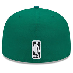 Boston Celtics Rally Drive Checkerboard 59FIFTY Crown Fitted Hat Kelly Green - NBA