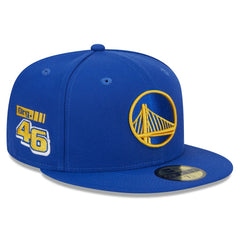 Golden State Warriors Rally Drive Side Patch 59FIFTY Fitted Hat Royal - NBA