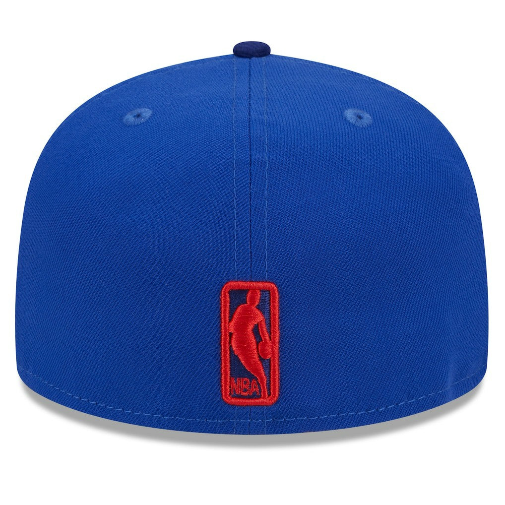 Philadelphia 76ers Rally Drive Checkerboard 59FIFTY Crown Fitted Hat Royal - NBA