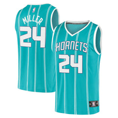 Brandon Miller Charlotte Hornets Fast Break Replica Jersey Icon Edition Teal - NBA