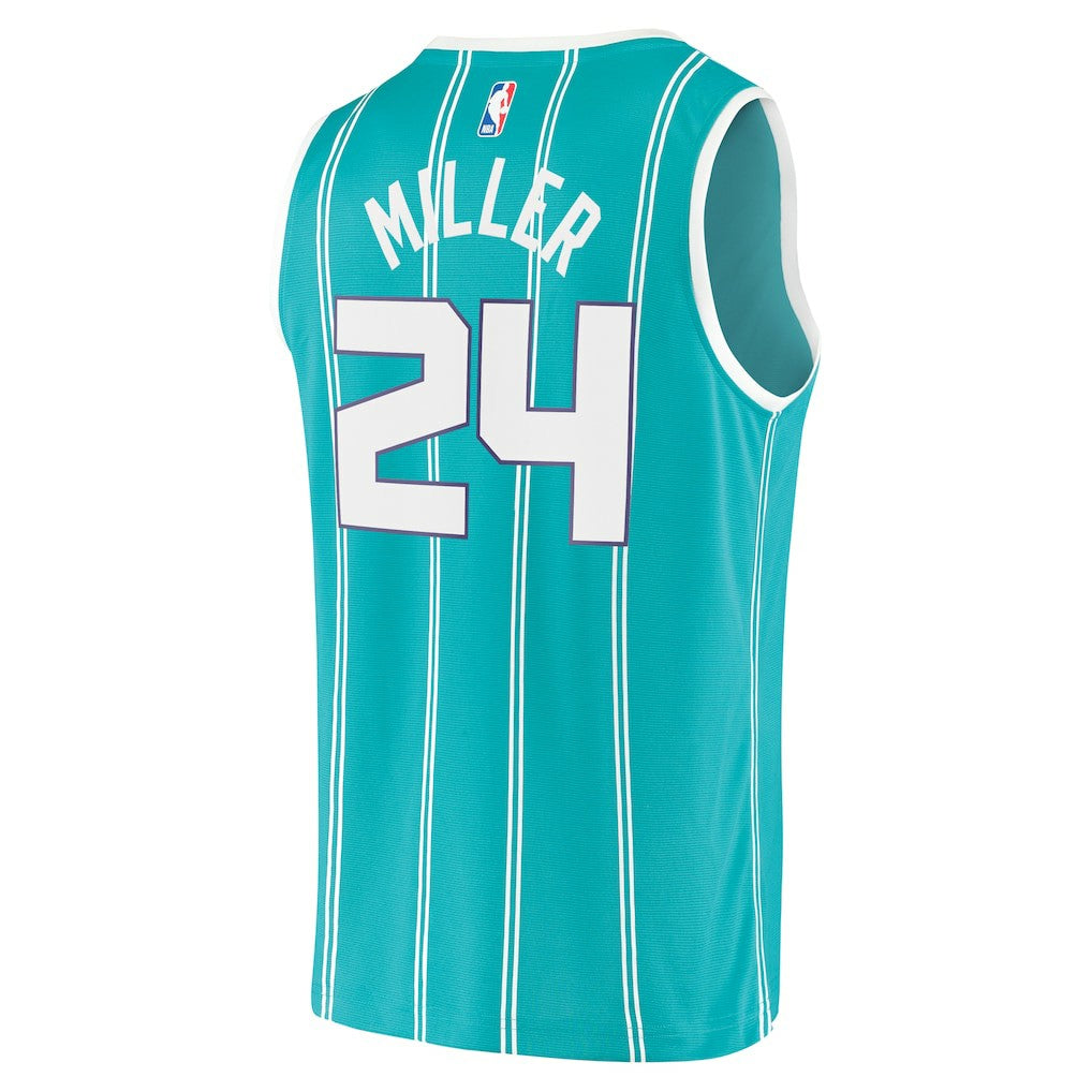 Brandon Miller Charlotte Hornets Fast Break Replica Jersey Icon Edition Teal - NBA