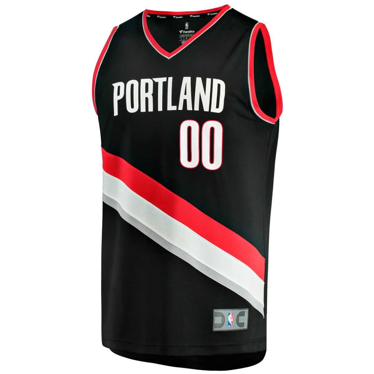 Scoot Henderson Portland Trail Blazers Fast Break Replica Jersey Icon Edition Black - NBA