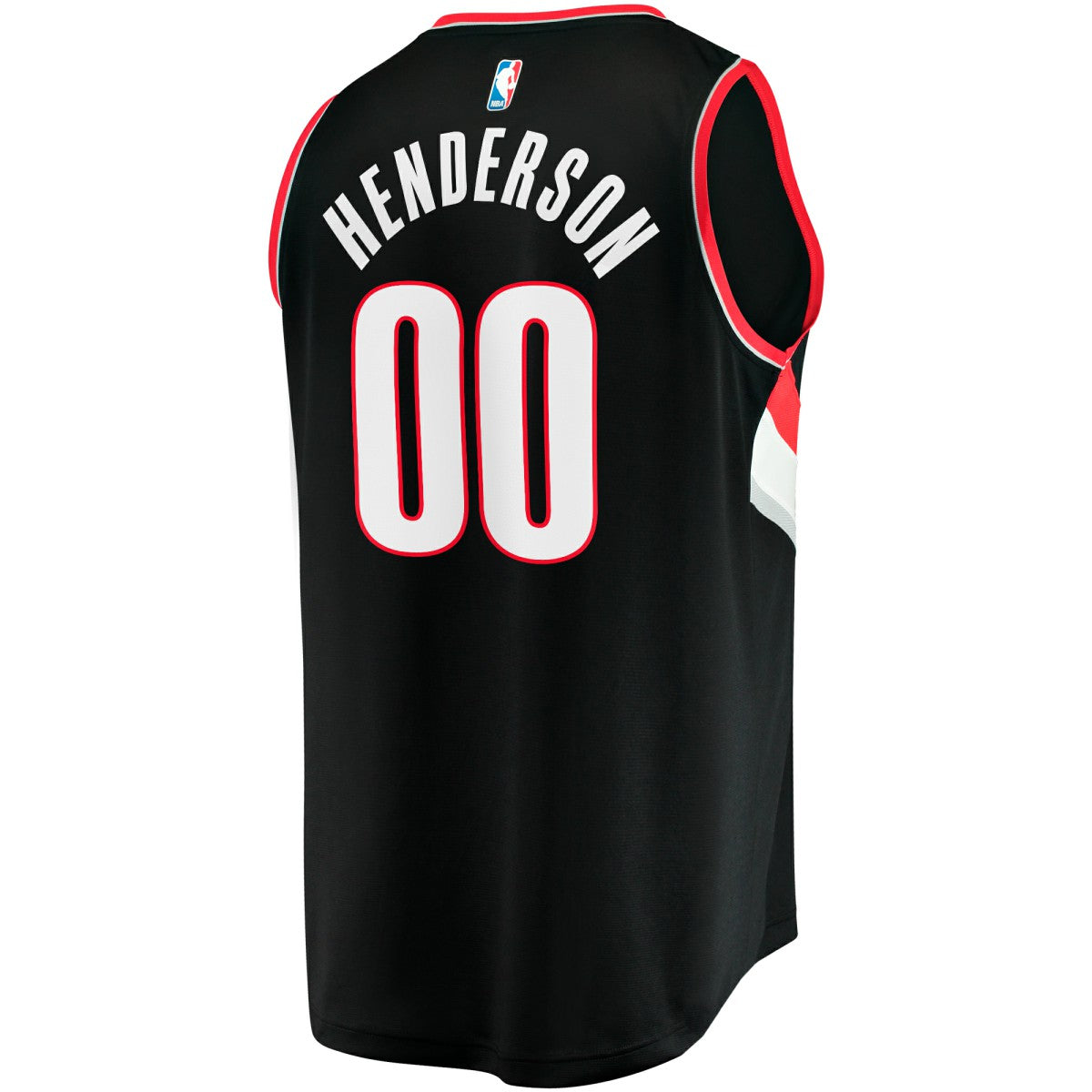Scoot Henderson Portland Trail Blazers Fast Break Replica Jersey Icon Edition Black - NBA