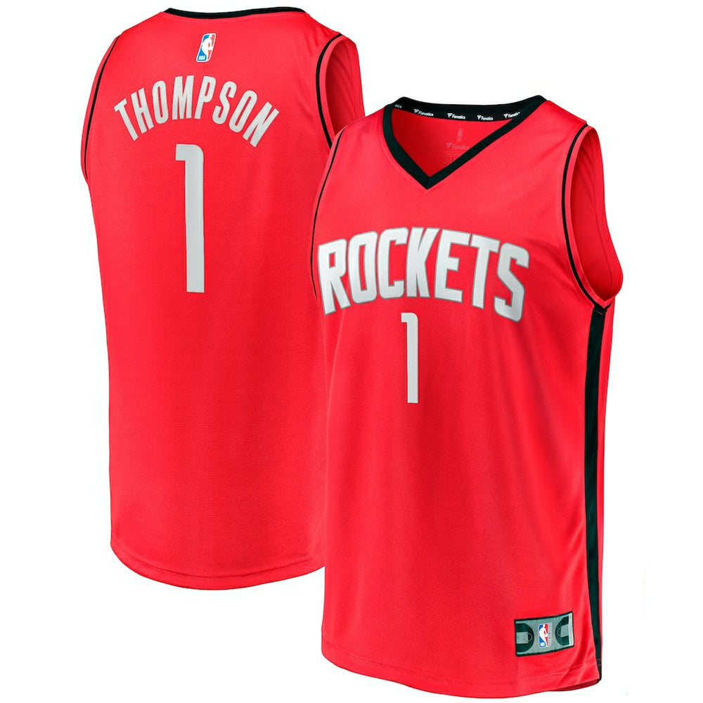 Amen Thompson Houston Rockets Fast Break Replica Jersey Icon Edition Red - NBA