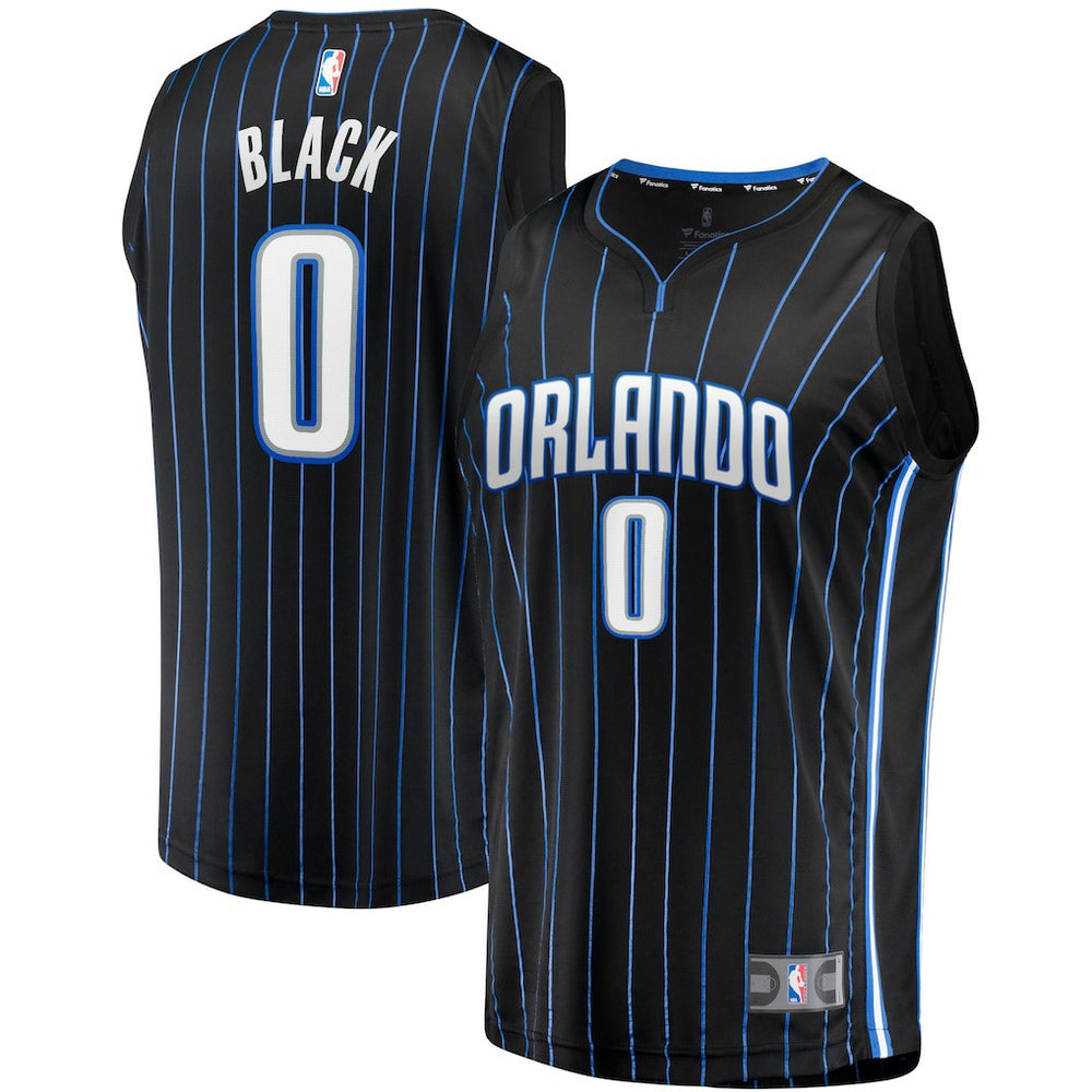Anthony Black Orlando Magic Fast Break Replica Jersey Icon Edition Black - NBA