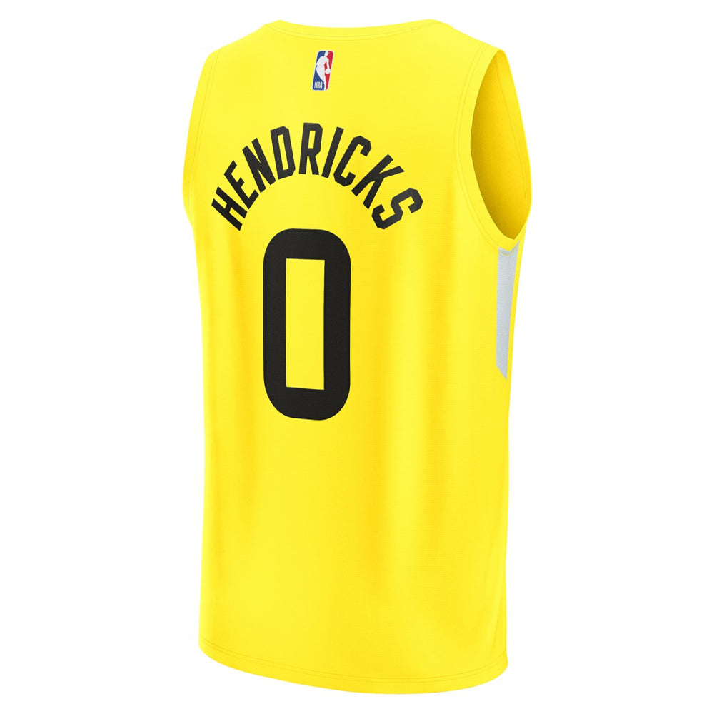 Taylor Hendricks Utah Jazz Fast Break Replica Jersey Icon Edition Yellow - NBA