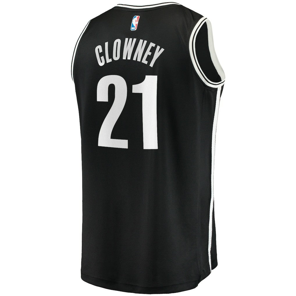 Noah Clowney Brooklyn Nets Fast Break Replica Jersey Icon Edition Black - NBA