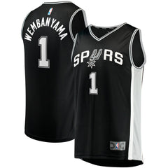 Victor Wembanyama San Antonio Spurs Youth Fast Break Replica Jersey Icon Edition Black - NBA