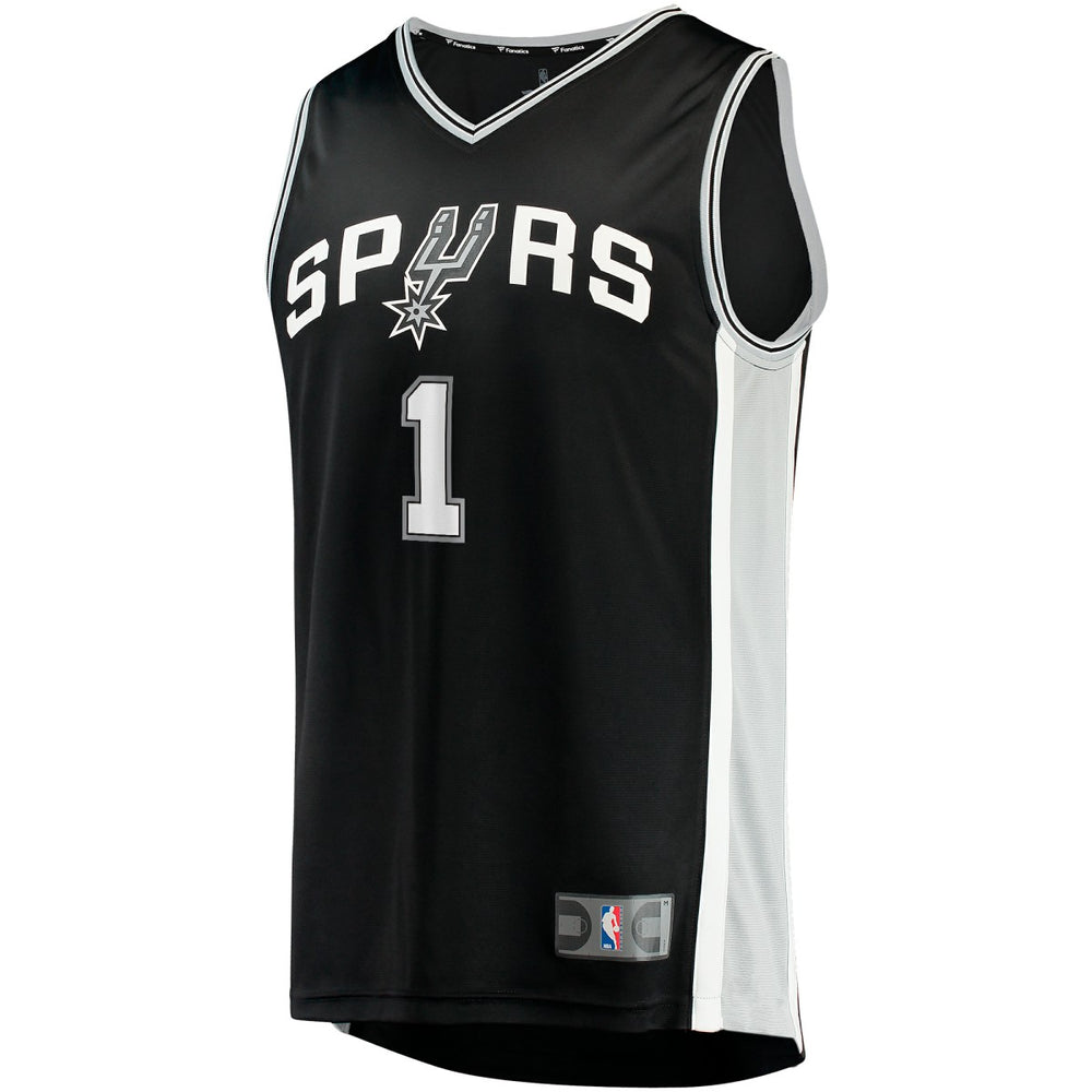 Victor Wembanyama San Antonio Spurs Youth Fast Break Replica Jersey Icon Edition Black - NBA