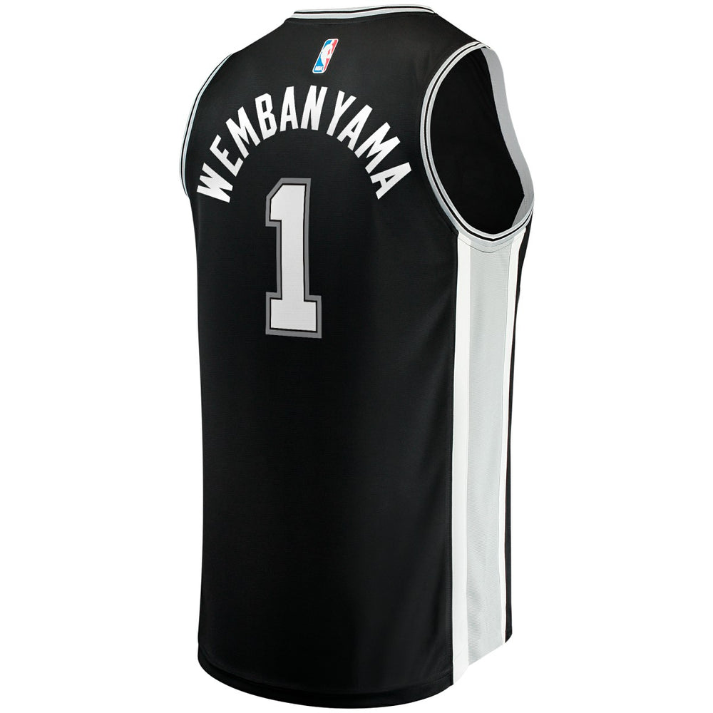 Victor Wembanyama San Antonio Spurs Youth Fast Break Replica Jersey Icon Edition Black - NBA
