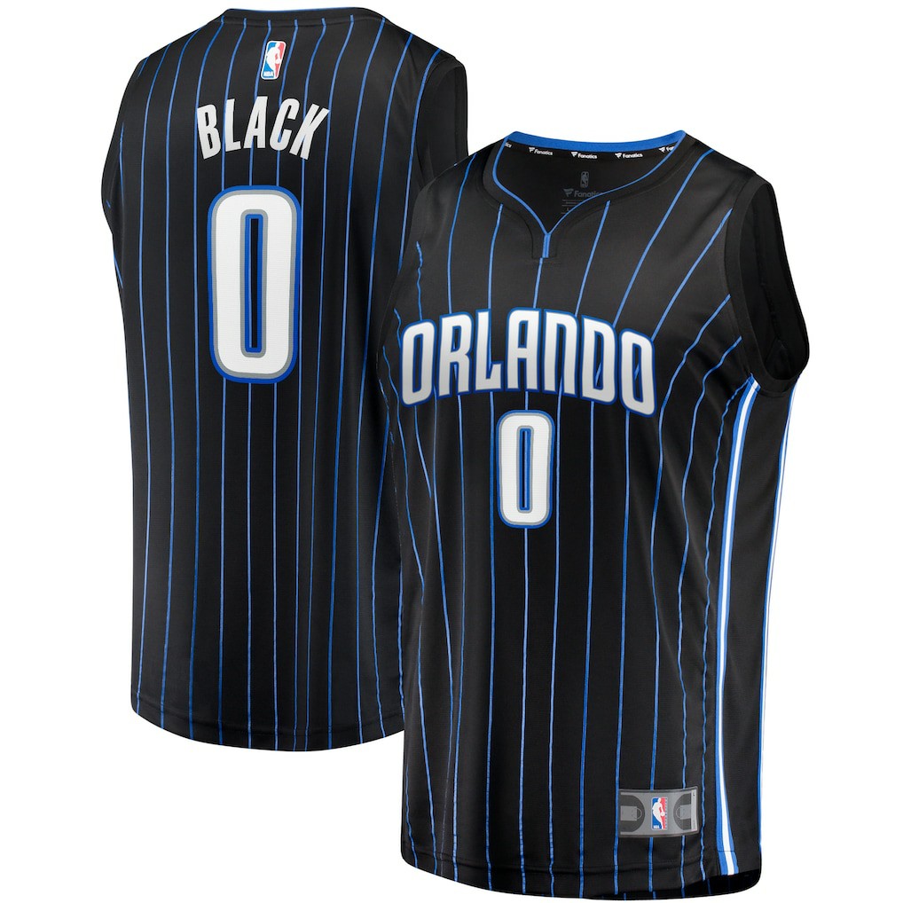 Anthony Black Orlando Magic Youth Fast Break Replica Jersey Icon Edition Black - NBA