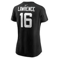 Trevor Lawrence Jacksonville Jaguars Women's Player Name & Number T-Shirt Black | Nike for Sale