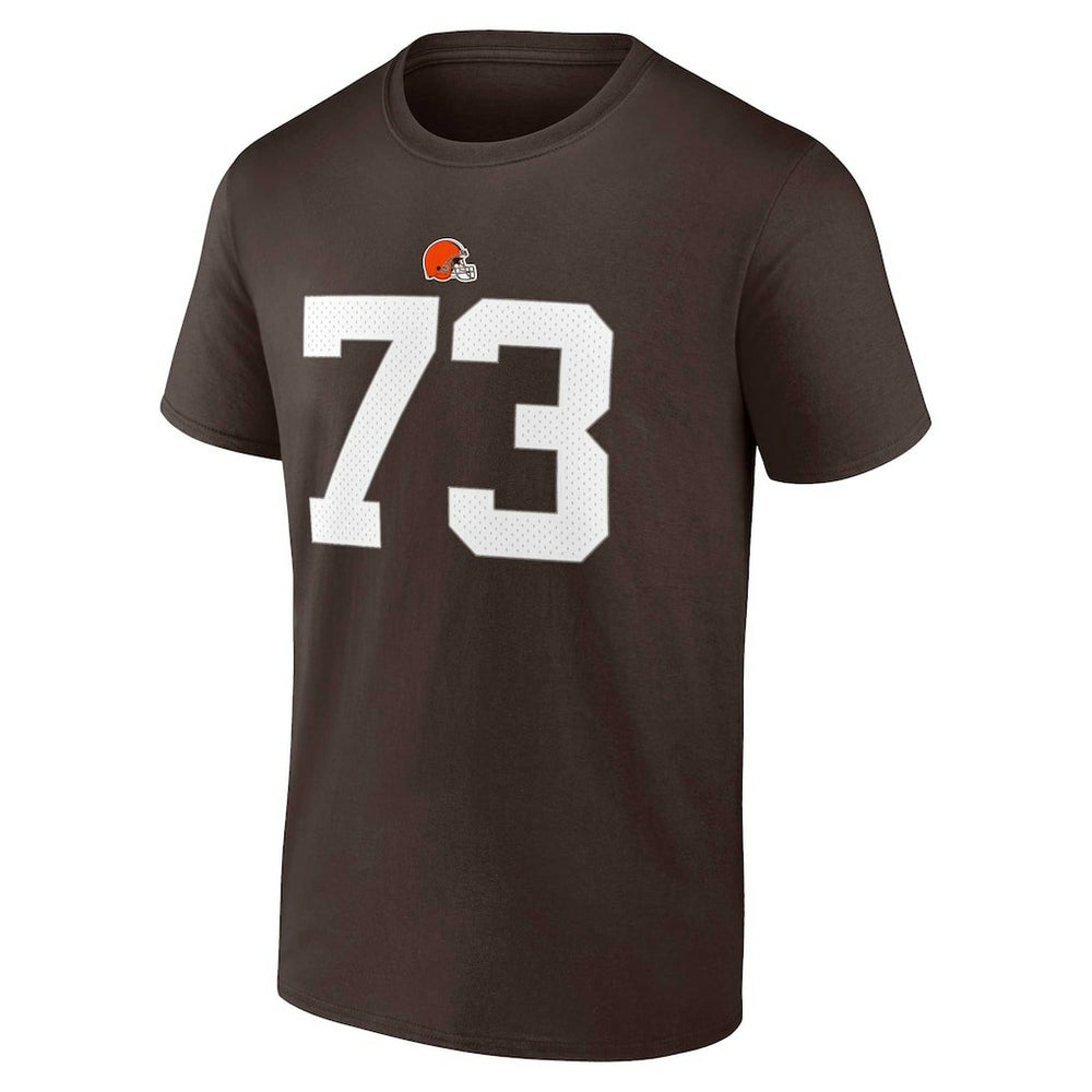 Joe Thomas Cleveland Browns Retired Player Icon Name & Number T-Shirt Brown | Fanatics