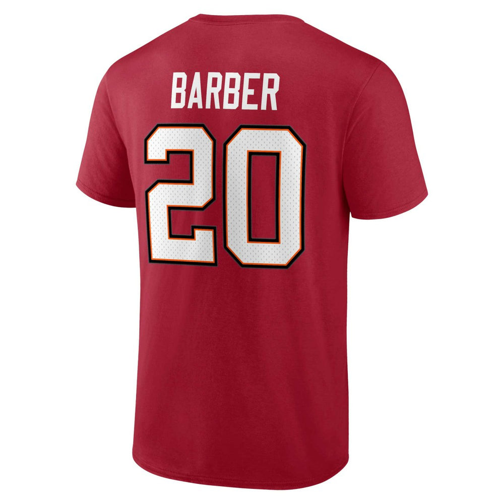 Ronde Barber Tampa Bay Buccaneers Retired Player Icon Name & Number T-Shirt Red | Fanatics