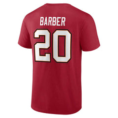 Ronde Barber Tampa Bay Buccaneers Retired Player Icon Name & Number T-Shirt Red | Fanatics