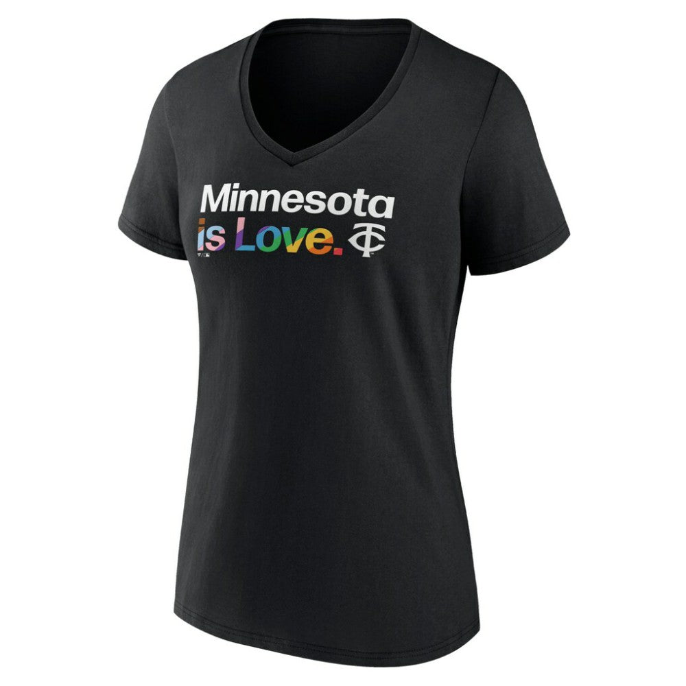 Minnesota Twins Women's City Pride V-Neck T-Shirt - MLB