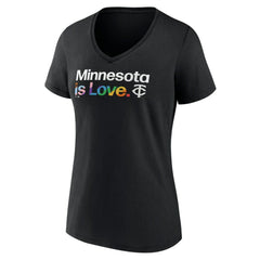 Minnesota Twins Women's City Pride V-Neck T-Shirt - MLB