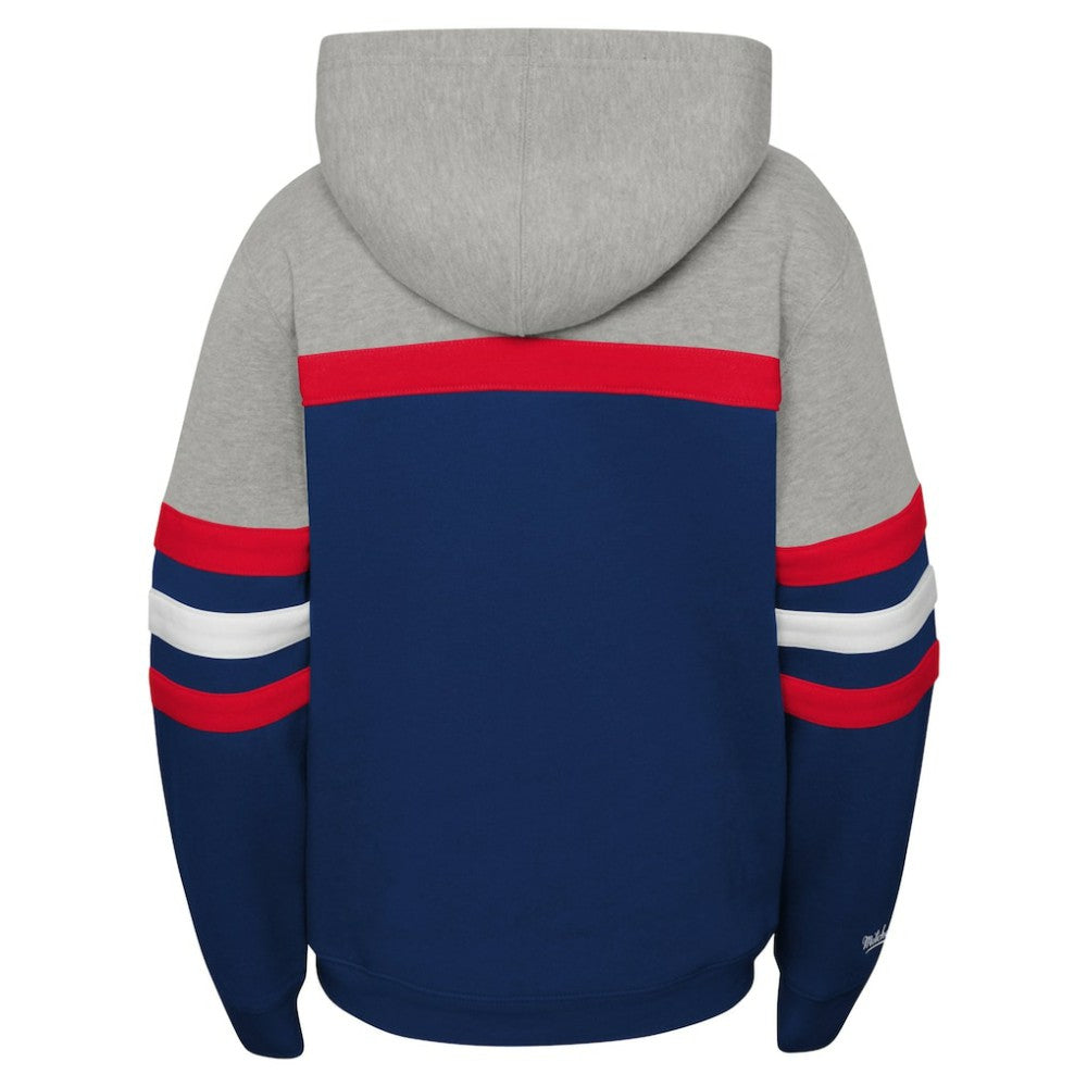 Washington Capitals Mitchell & Ness Youth Head Coach Pullover Hoodie - Gray - NHL