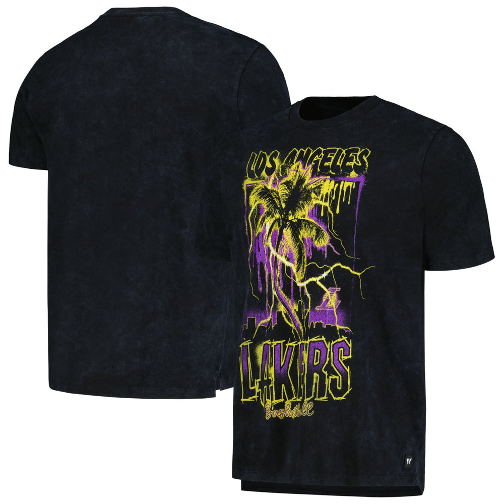 Los Angeles Lakers The Wild Collective Unisex Tour Band T-Shirt Black - NBA
