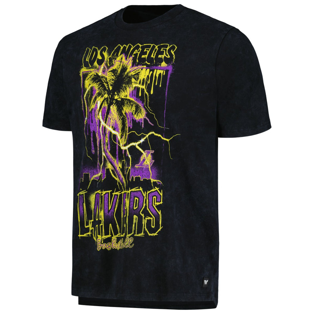 Los Angeles Lakers The Wild Collective Unisex Tour Band T-Shirt Black - NBA