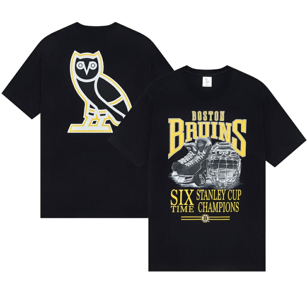 Boston Bruins OVO x NHL Graphic T-Shirt - Black - NHL