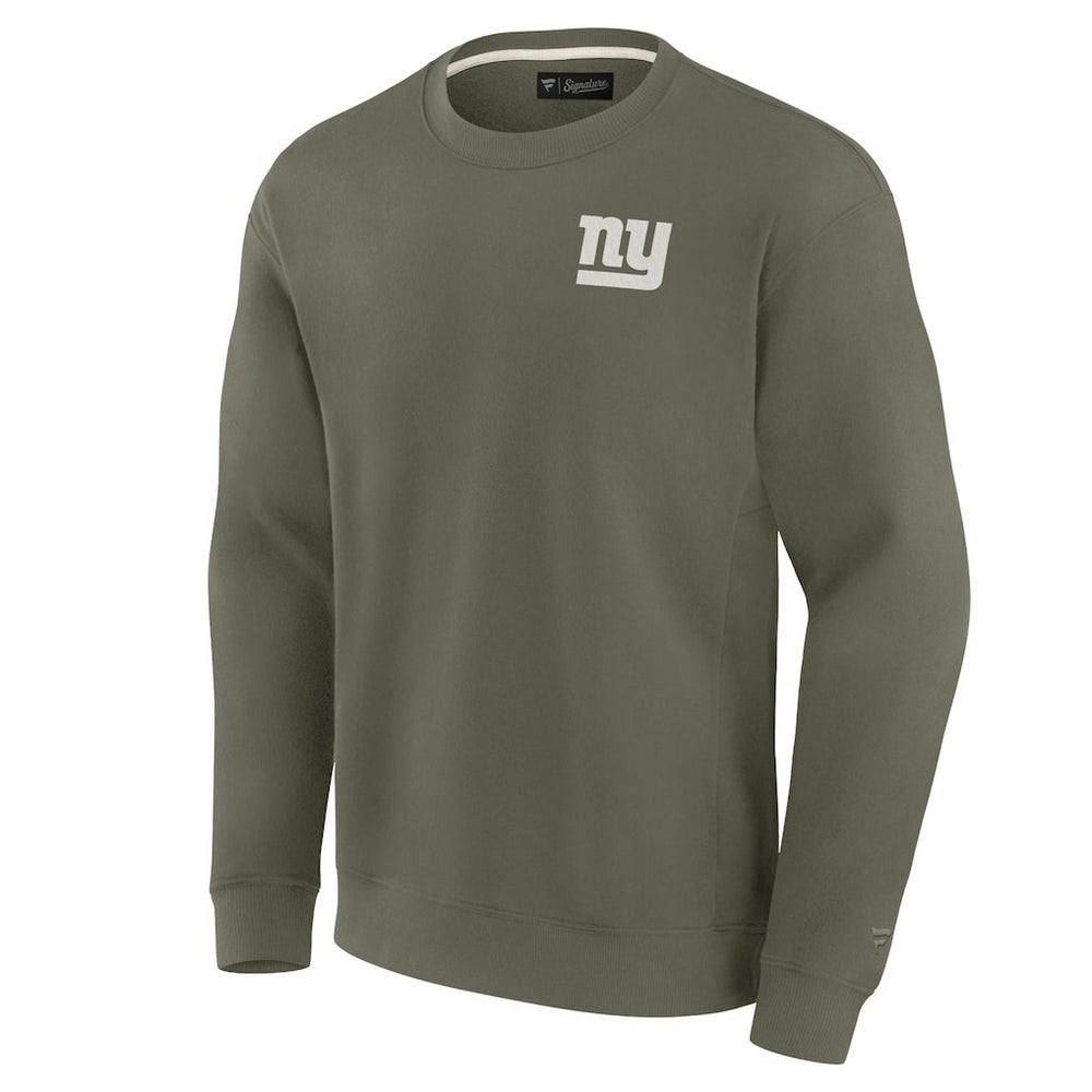 New York Giants Unisex Elements Super Soft Pullover Sweatshirt Olive | Fanatics