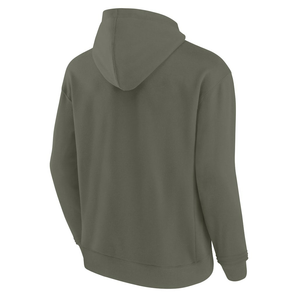 Miami Dolphins Unisex Elements Super Soft Fleece Pullover Hoodie Olive | Fanatics