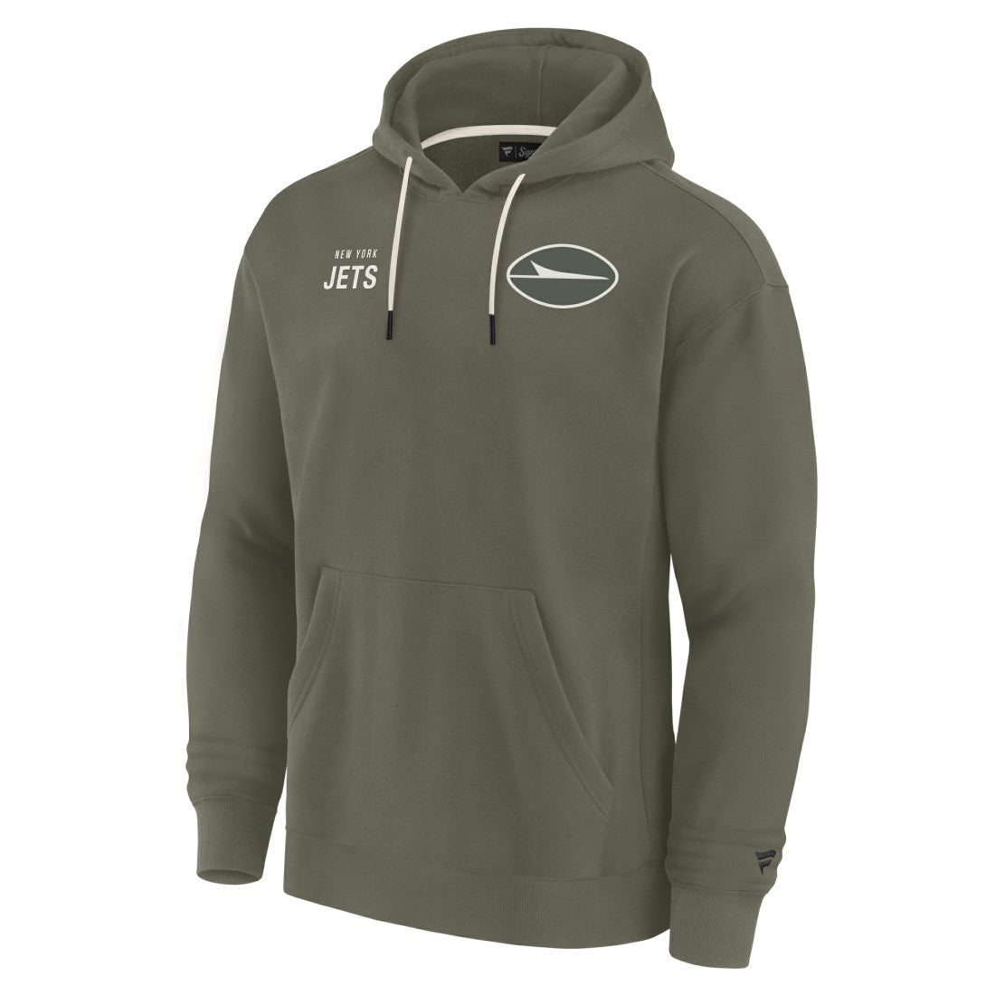 New York Jets Unisex Elements Super Soft Fleece Pullover Hoodie Olive | Fanatics